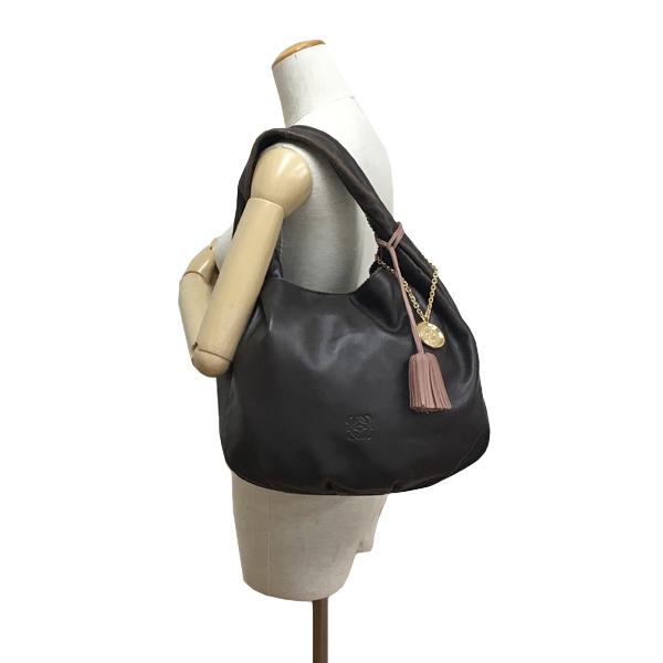 LOEWE [中古] ロエベ ヴィエント ナッパレザー アナグラム 