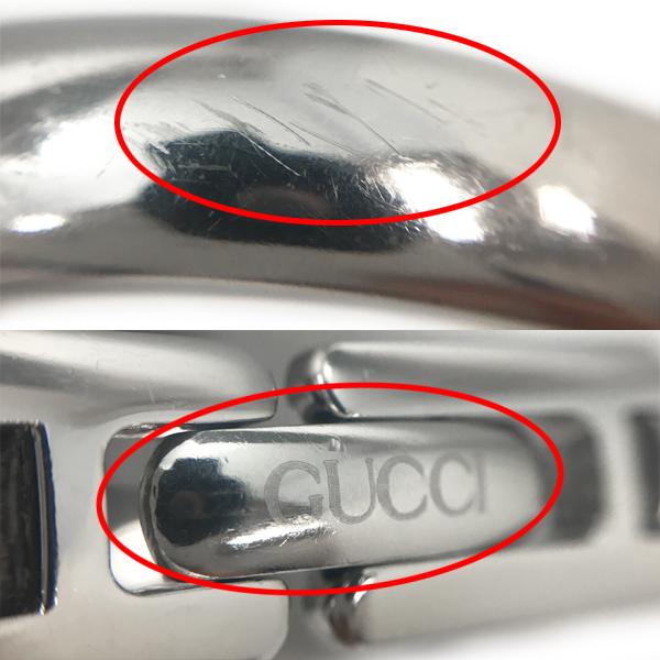 GUCCI グッチ/バングルウォッチ/ホワイト文字盤/1400L/026****/Aランク/70【中古】 GUCCI（グッチ） グッチ/バングルウォッチ/ホワイト文字盤/1400L/026