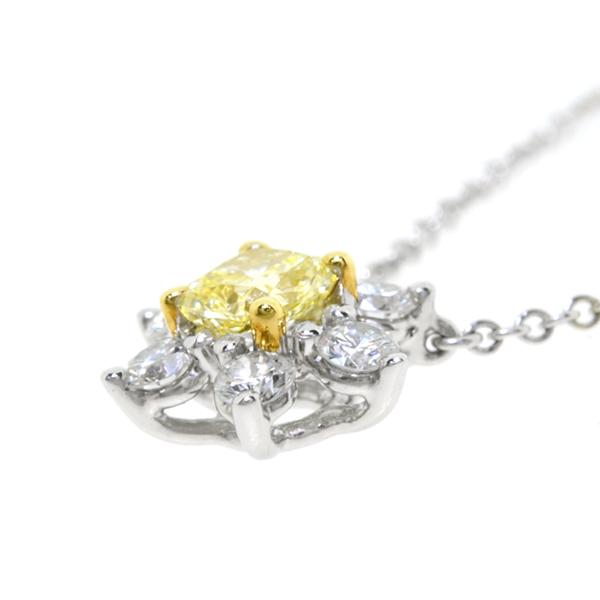 【TIFFANY＆CO.】　ティファニー　バターカップ　ネックレス　Pt950×750 TIFFANY&Co.（ティファニー） [中古] バターカップ ペンダント