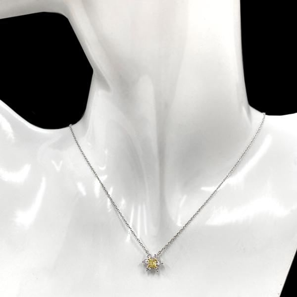 【TIFFANY＆CO.】　ティファニー　バターカップ　ネックレス　Pt950×750 TIFFANY&Co.（ティファニー） [中古] バターカップ ペンダント