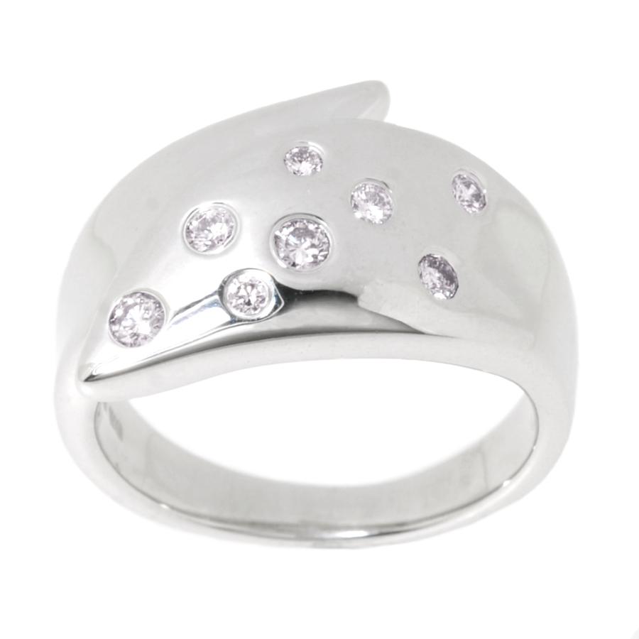 TASAKI（タサキ） [中古] K18WG ダイヤモンド リング 13号 ホワイト 