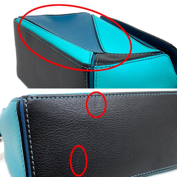 新品未使用　LOEWE ネイビー ショルダーバッグ LOEWEロエベ ゲートデュアル ショルダーバッグ ネイビー - メルカリ