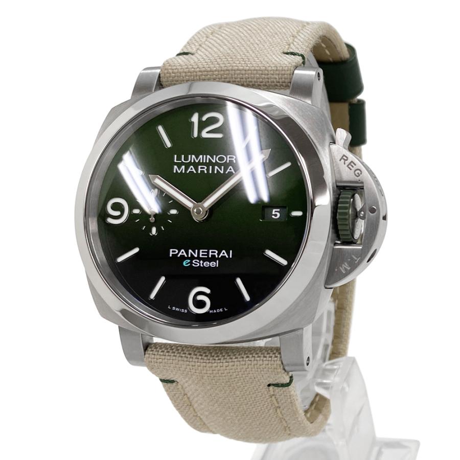 LEMINOR [中古] パネライ ルミノール マリーナ eSteel Verde Smeraldo 