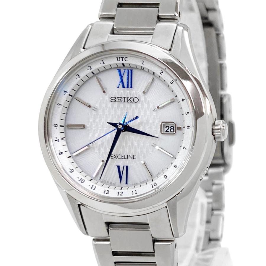 美品　SEIKO　セイコー　エクセリーヌ　ホワイト　ゴールド　シルバー　クォーツ 楽天市場】セイコー ☆希少モデル 美品 エクセリーヌ SWDE007