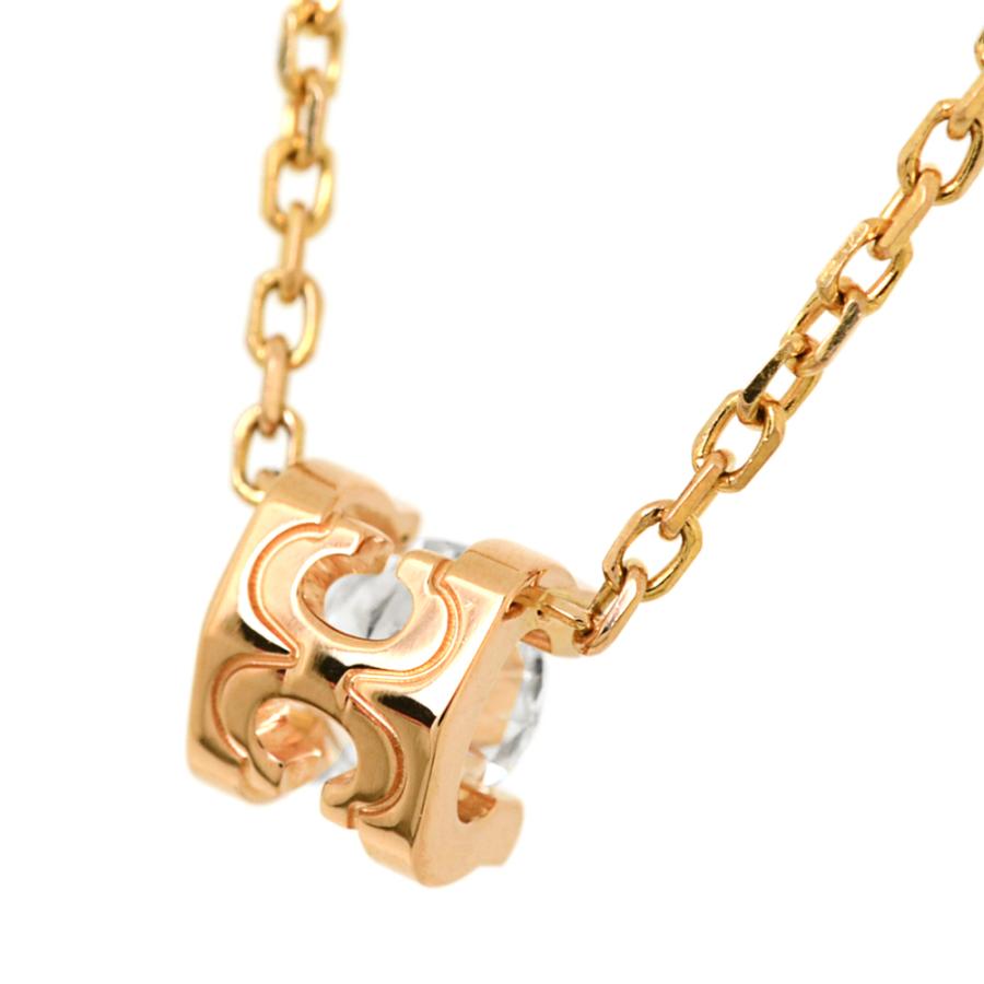 Cartier  カルティエネックレスダイヤ C DE CARTIER [中古] カルティエ K18PG ドゥ ダイヤモンド ネックレス
