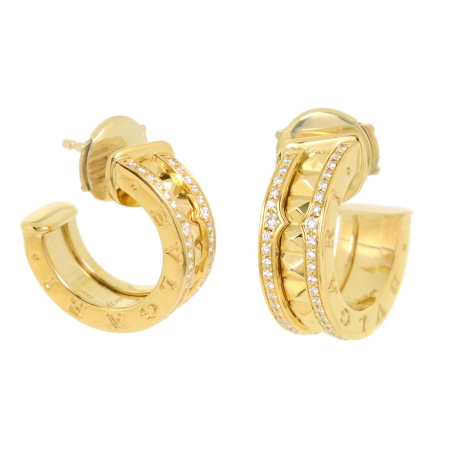 ビー・ゼロワン [中古] ブルガリ K18YG B-ZERO1 ロック ダイヤモンド