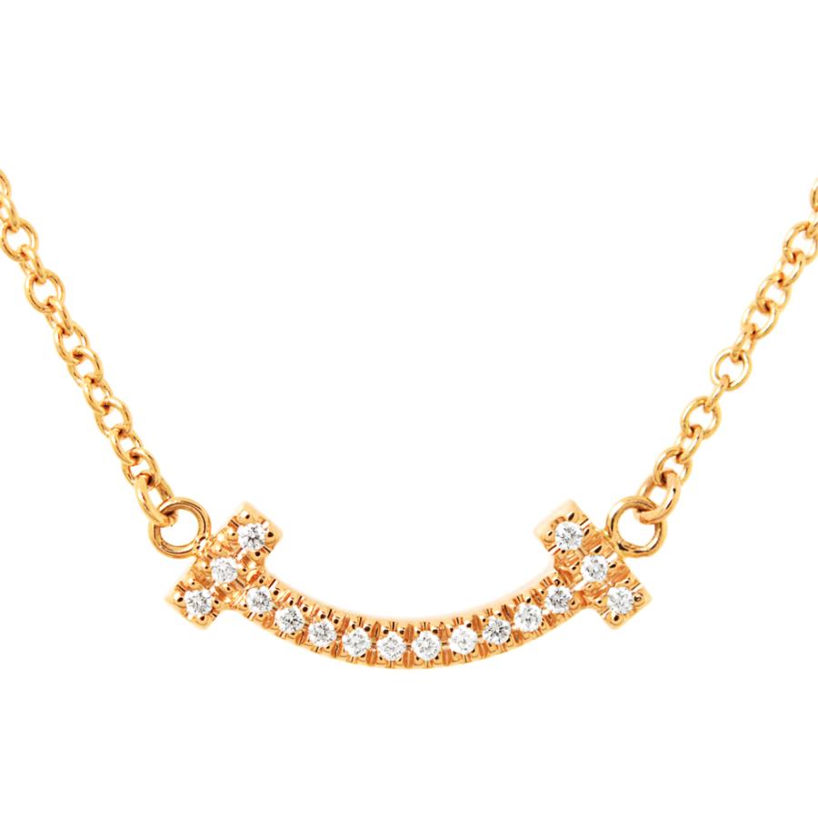 Tiffany T [中古] ティファニー K18PG ティファニーT スマイル