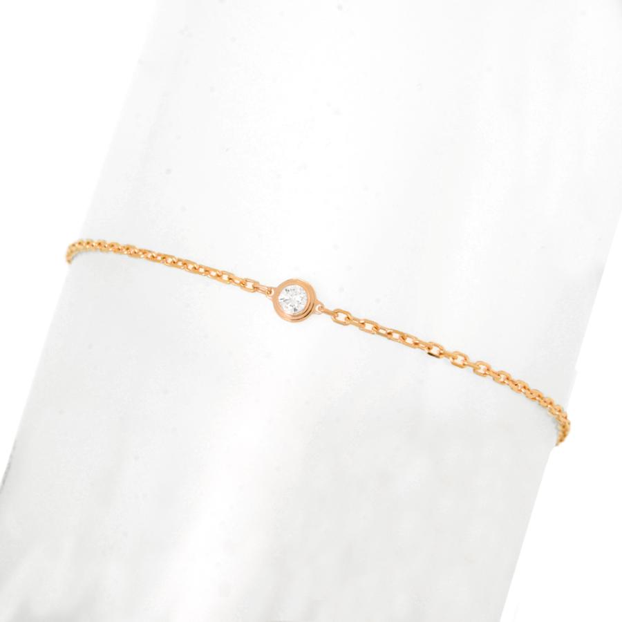 カルティエ ダムール [中古] K18PG ダイヤモンド ブレスレット