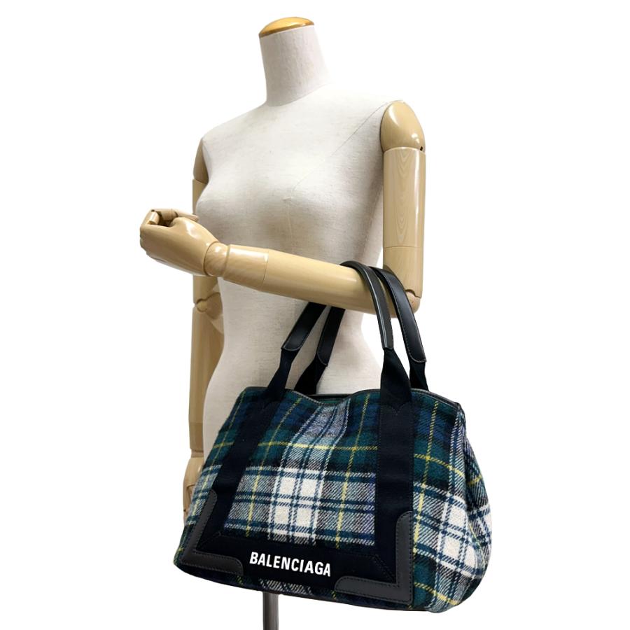 NAVY（BALENCIAGA） [中古] バレンシアガ ネイビー カバ スモール 