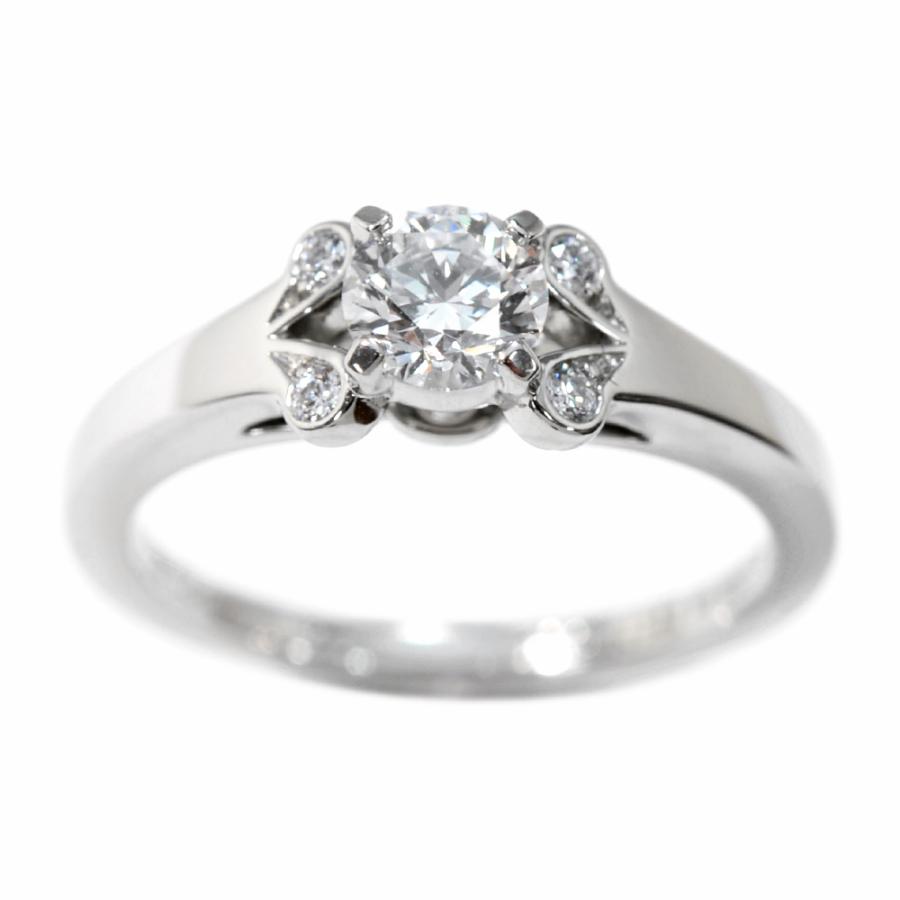 BALLERINE [中古] カルティエ PT950 バレリーナ ソリテール リング #47