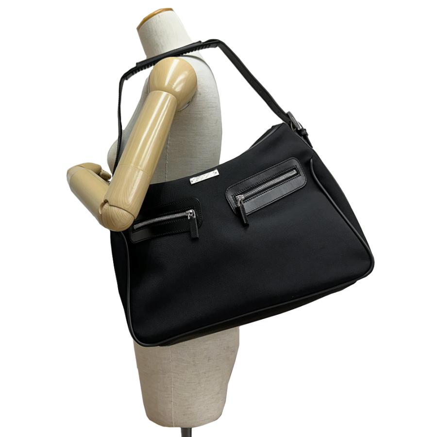 GUCCI（グッチ） [中古] ナイロン セミショルダーバッグ 0190453 黒