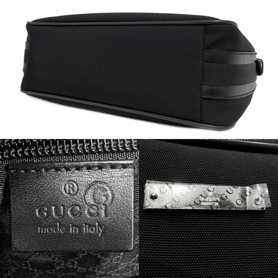 GUCCI（グッチ） [中古] ナイロン セミショルダーバッグ 0190453 黒