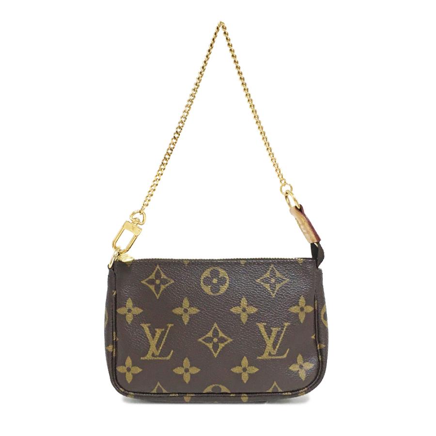 VUITTON チェーンミニバッグ ミニ・ポシェット・アクセソワール [中古] ルイヴィトン モノグラム
