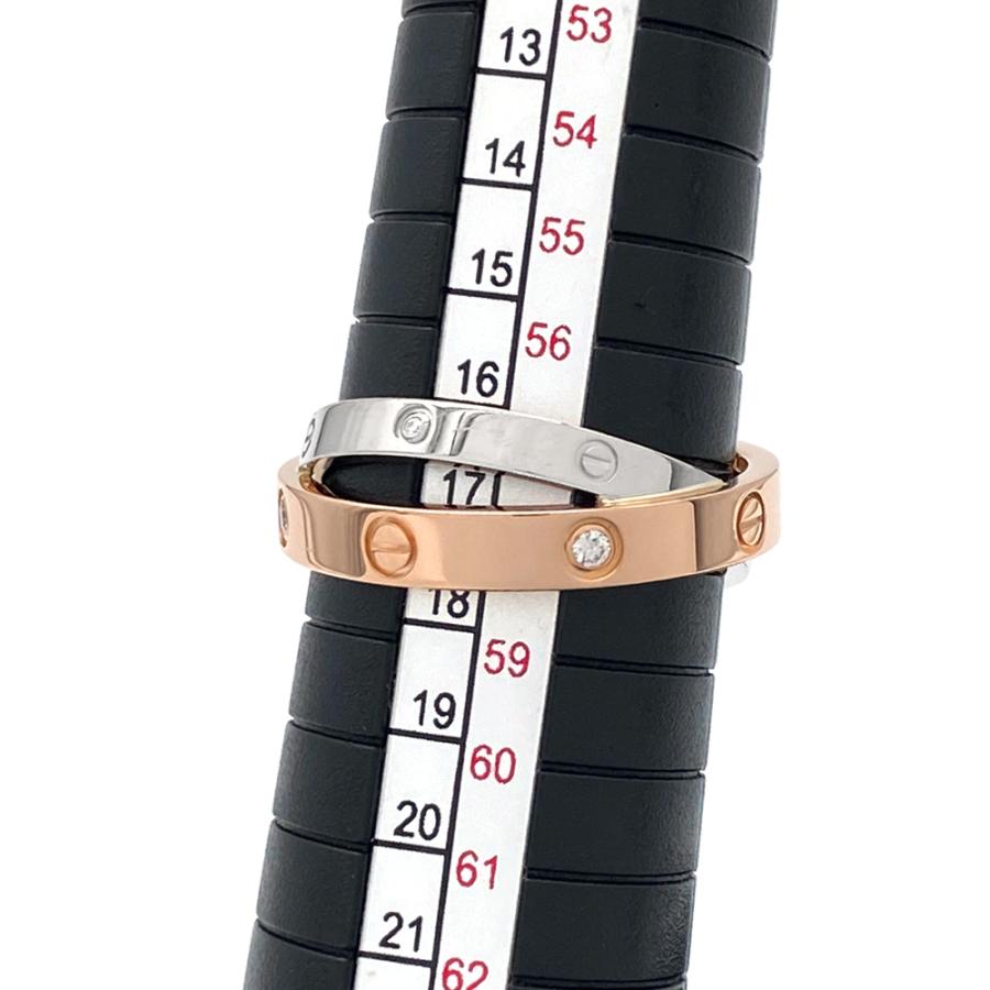 LOVE（Cartier） [中古] カルティエ K18PG/WG ビーラブ リング 6P