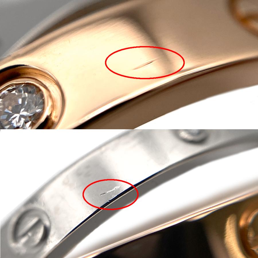 LOVE（Cartier） [中古] カルティエ K18PG/WG ビーラブ リング 6P