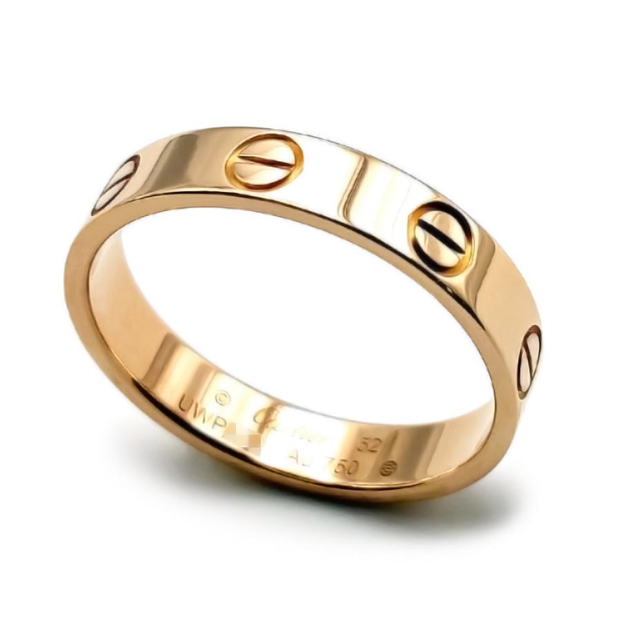 LOVE（Cartier） [中古] カルティエ K18PG ラブリング スモールモデル