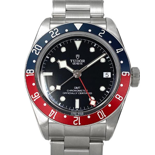 チューダー ブラックベイ GMT 79830RB-0001 自動巻き ステンレススチール ブルー×レッド 黒文字盤 41mm チュードル TUDOR