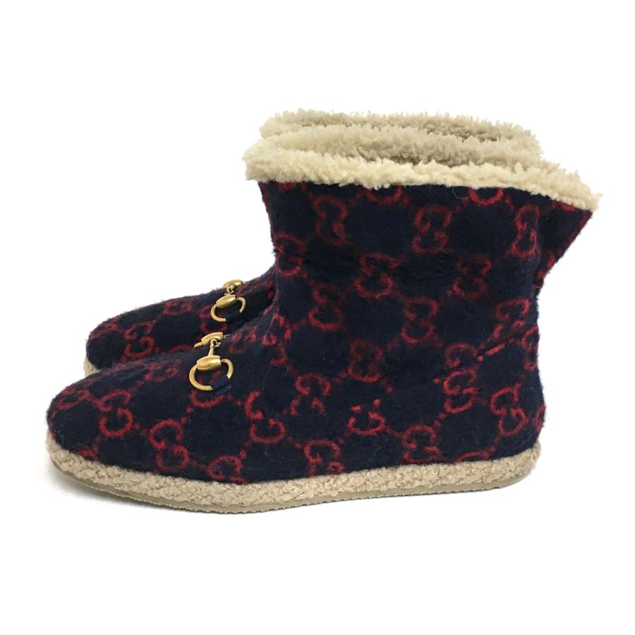 Gucci Horsebit 1955 [中古] グッチ ホースビット GGウール アンクル 