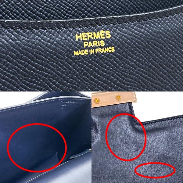 HERMES コンスタンススリム ブルーネイビー ゴールド金具 新品未使用品 Constance [中古] エルメス コンスタンス3 24 C刻印 2WAY