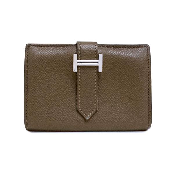 Bearn [中古] エルメス ベアン ミニ コインケース 小銭入れ カード入れ  