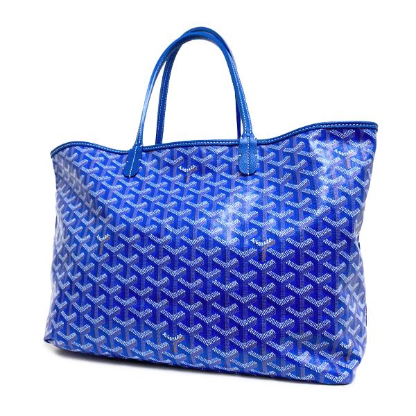 GOYARD [中古] ゴヤール サン・ルイ PM トートバッグ ブルー