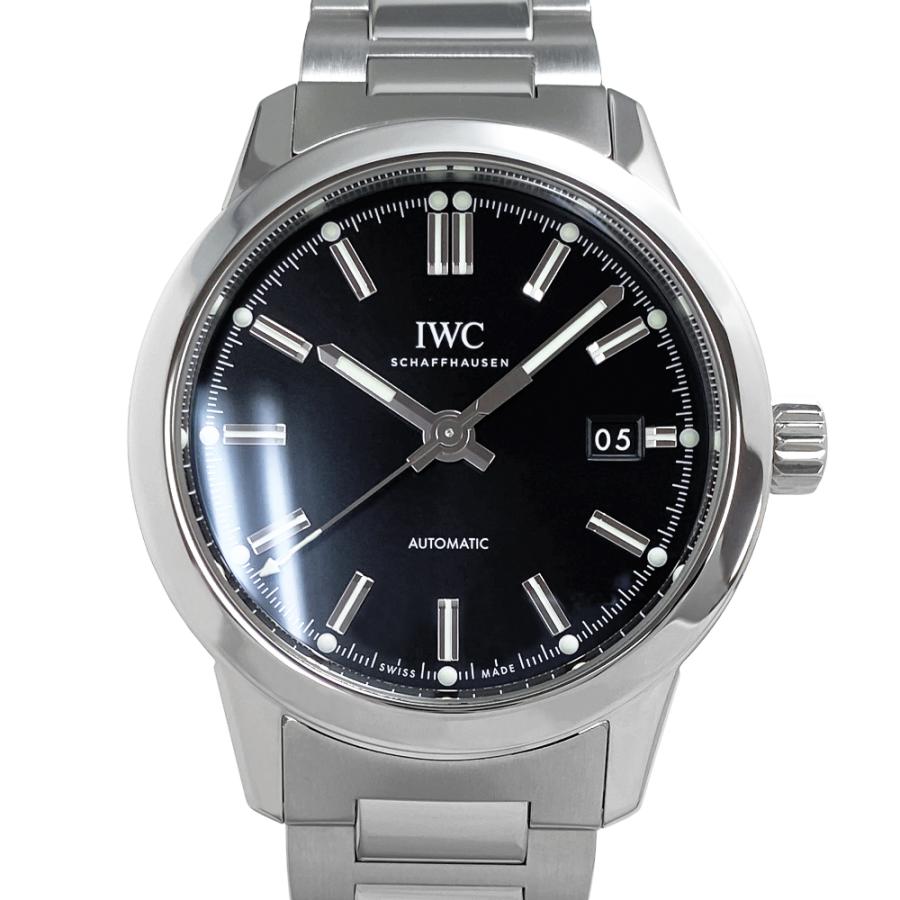[中古] IWC インヂュニア オートマティック IW357002 自動巻き ステンレススチール ブラック 40mm 保証書付 磨き済 アイダブリューシー | インヂュニア