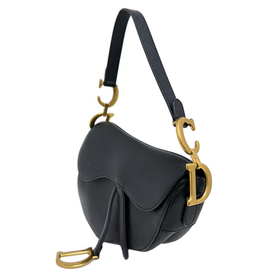 Saddle（Christian Dior） [中古] ディオール サドルバッグ ブラック