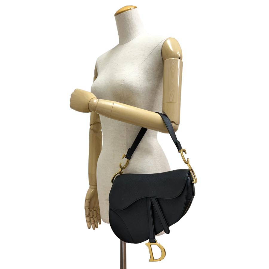 Saddle（Christian Dior） [中古] ディオール サドルバッグ ブラック