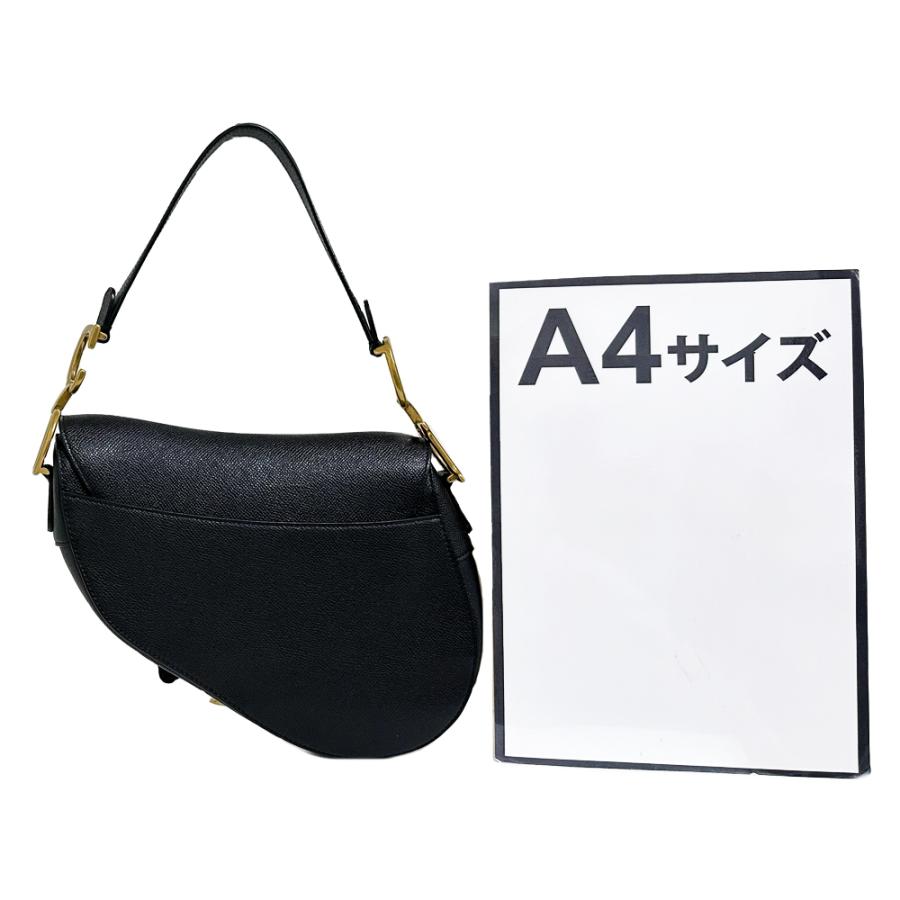 Saddle（Christian Dior） [中古] ディオール サドルバッグ ブラック