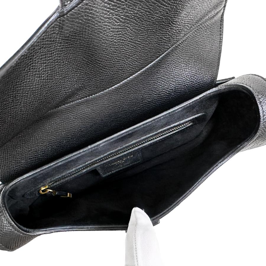 Saddle（Christian Dior） [中古] ディオール サドルバッグ ブラック