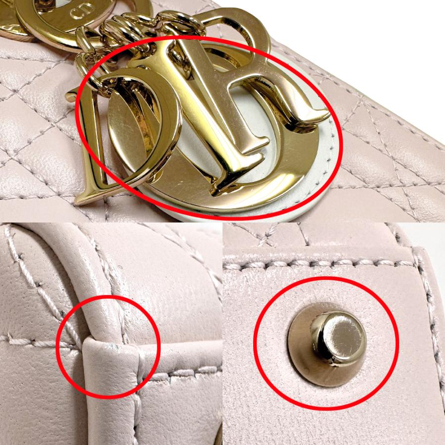Lady Dior [中古] ディオール ラムスキン カナージュ レディディオール