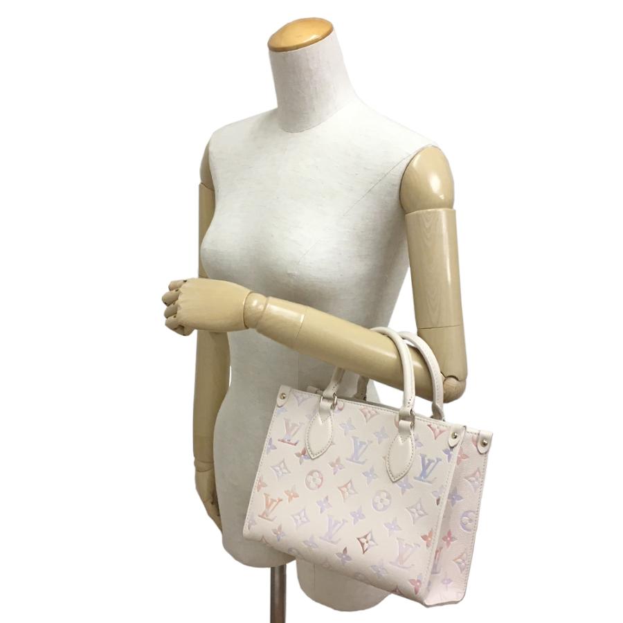 極美品✨ヴィトン モノグラム アンプラント オンザゴー PM ホワイトベージュ LOUIS VUITTON（ルイ・ヴィトン） （新品・未使用品）ルイ ヴィトン