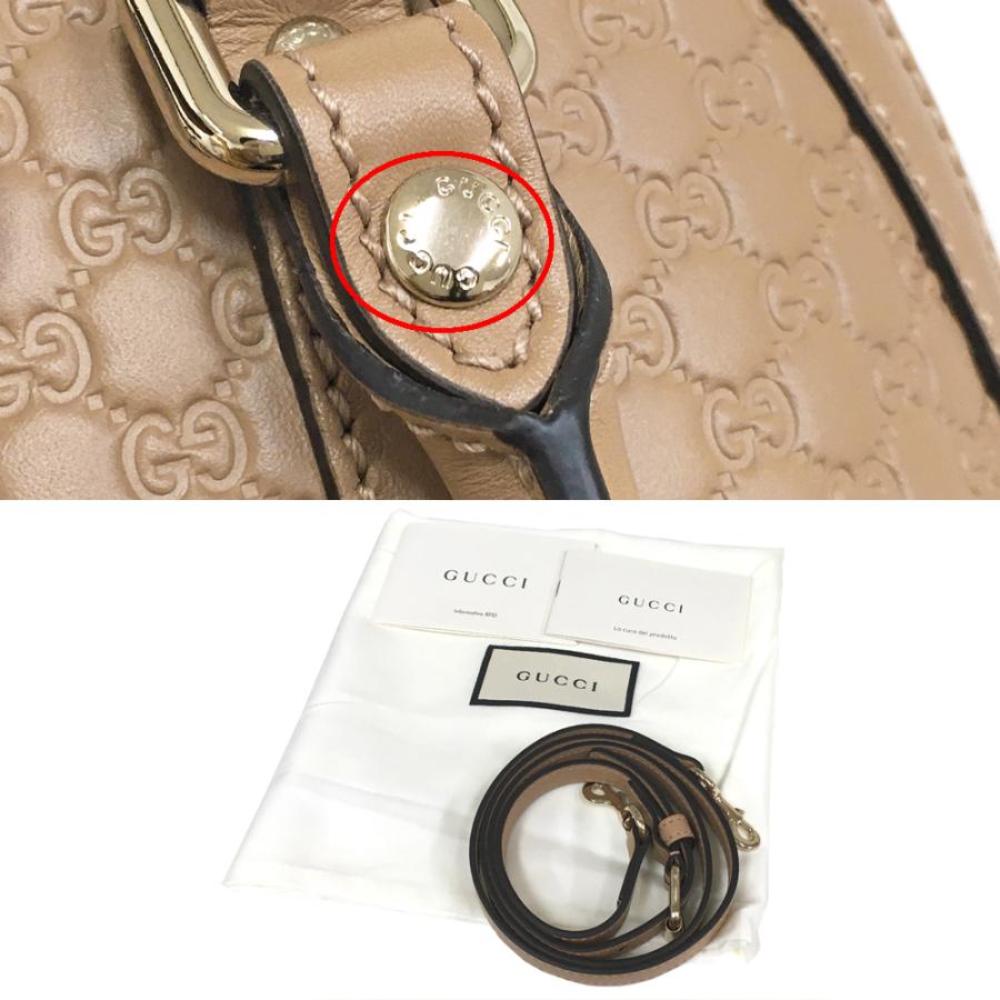 グッチシマ [未使用] グッチ マイクログッチシマ 2WAY ハンドバッグ