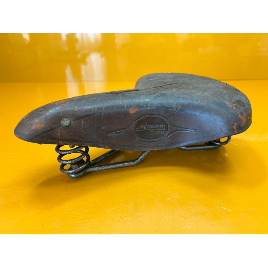 送料無料!!】71962 中古 自転車 サドル Mayam ビンテージ 当時物