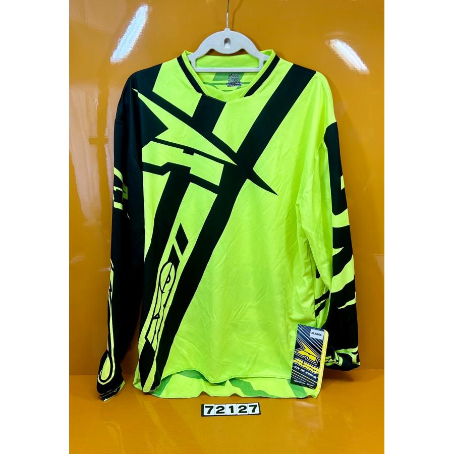 AXO SPORT モトクロスシャツ オフロード サイズLARGE イエロー SALE!!【送料無料!!】72127 新品 AXO アクソ オフロード ジャージ