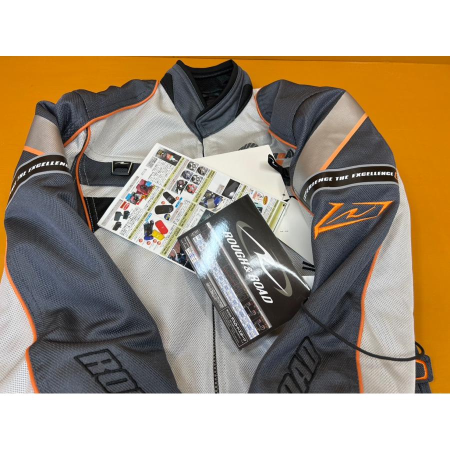 新品　Rawlings メッシュジャケット 黒/シルバー RR7354 ライディングZIPメッシュジャケットEM | ラフ＆ロード