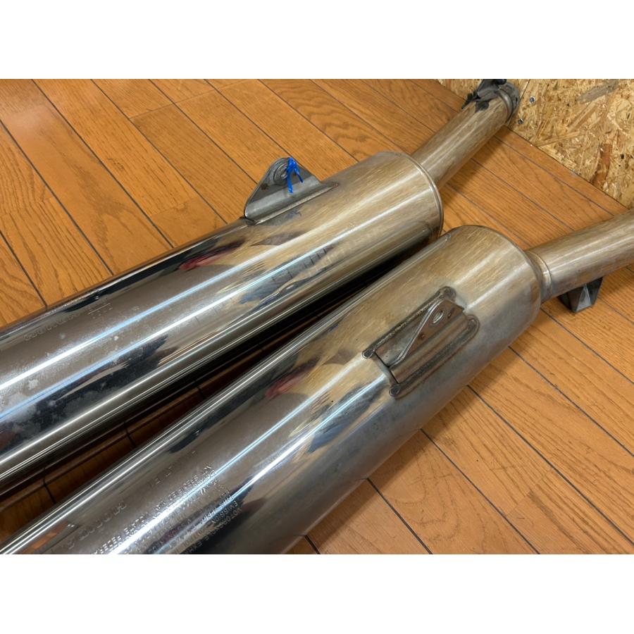 【送料無料!!】74423 中古 HONDA ホンダ CBR1100XX ブラックバード HM MAT E1 純正マフラー 左右の画像