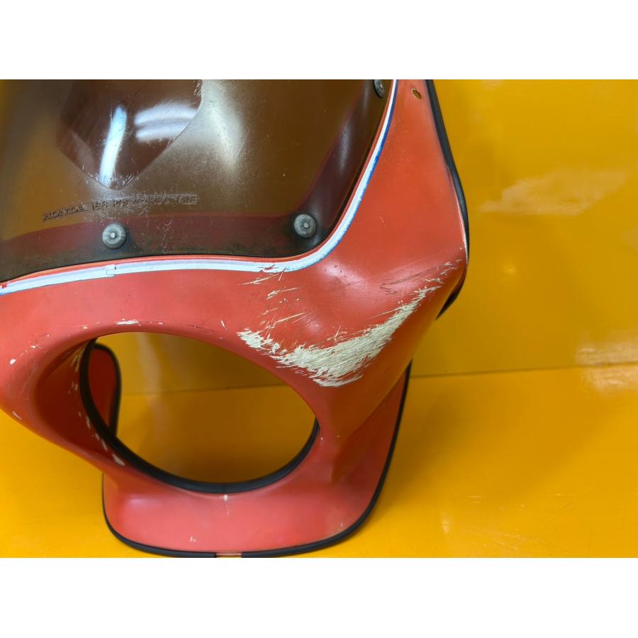 【送料無料!!】74487 中古 HONDA ホンダ MB-50 MB-80 フロントカウル ビキニカウル ヘッドライトカウル 大きめ傷あり_2