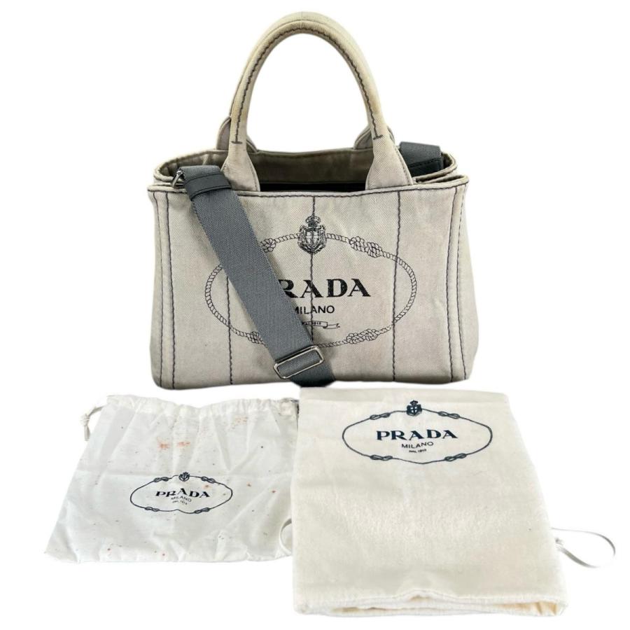 PRADA（プラダ） トートバッグ カナパトート キャンバス トートバッグ 