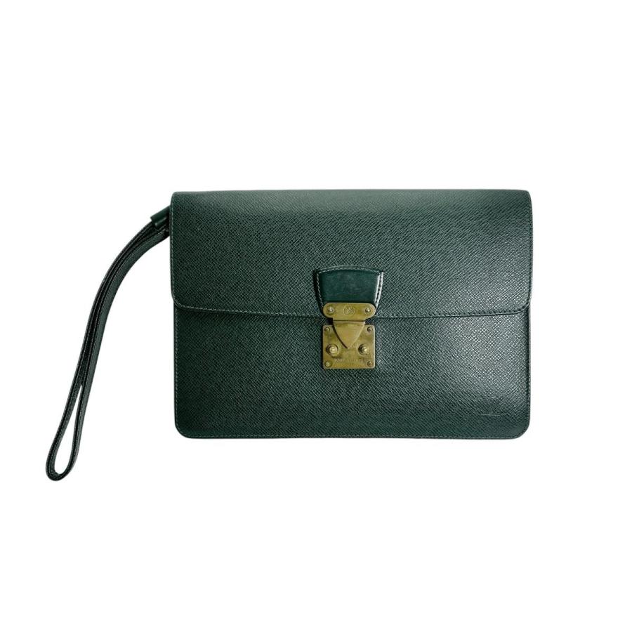 LOUIS VUITTON ルイヴィトン セカンドバッグ ポシェットクラド M30194 タイガ エピセアグリーン 保存袋 【中古品】 22411K512 LOUIS VUITTON（ルイ・ヴィトン） セカンドバッグ M30194 ポシェット
