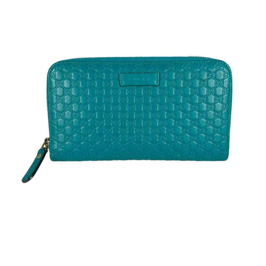 GUCCI（グッチ） 長財布 449391 GG柄 マイクロシマ ラウンドファスナー 