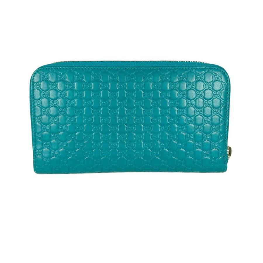 GUCCI（グッチ） 長財布 449391 GG柄 マイクロシマ ラウンドファスナー 