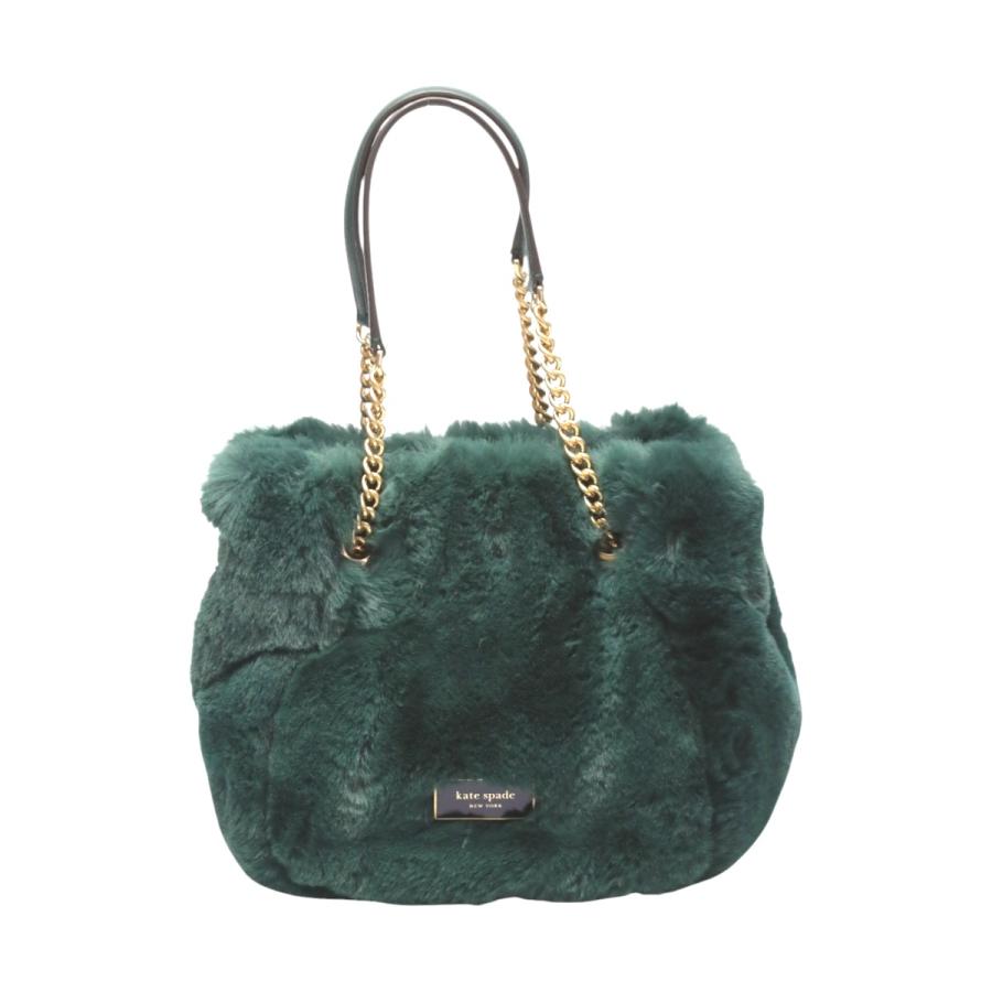 ケイトスペード T348 トートバッグ グリーン  Kate Spade  ファー kate spade NEW YORK（ケイト・スペード ニューヨーク） ケイト