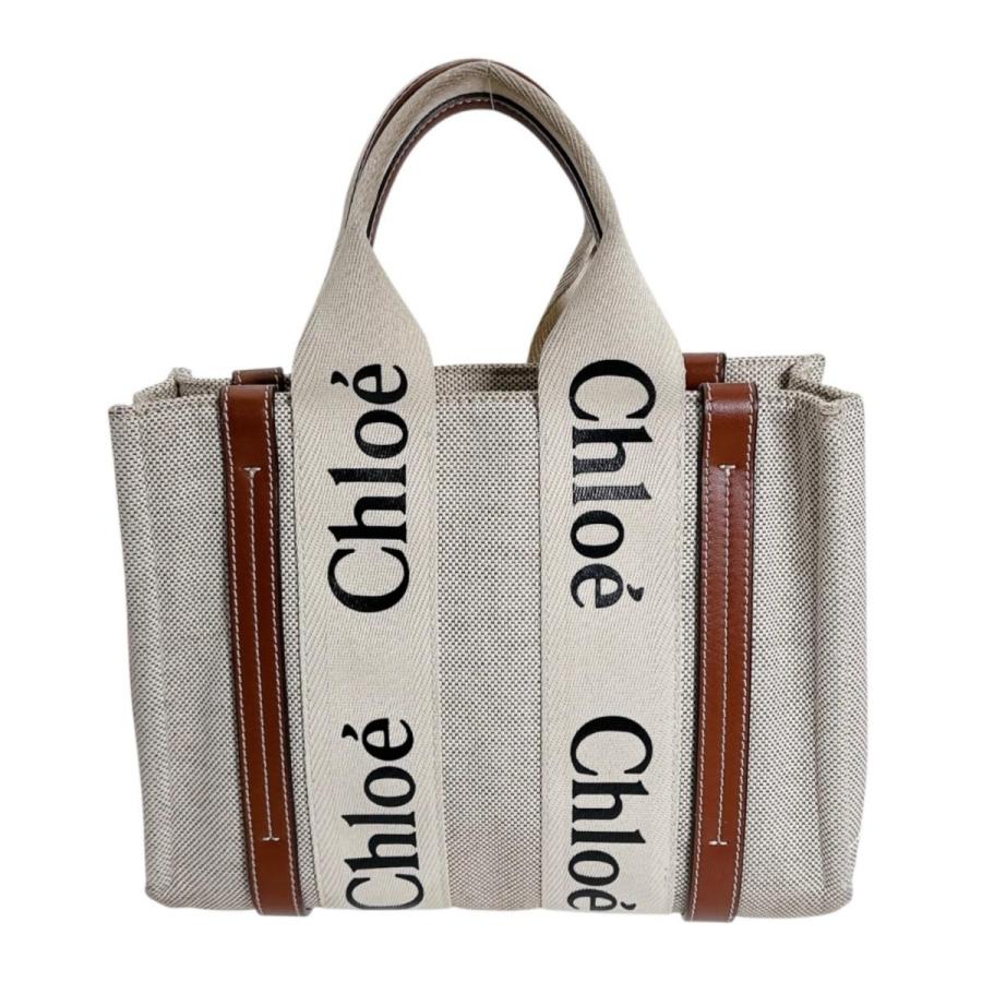 Chloe（クロエ） ハンドバッグ Woody ウッディスモール トートバッグ 