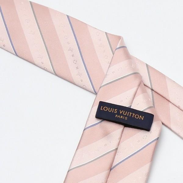 美品 LOUIS VUITTON ピンク ネクタイ ビジネス モノグラム LV 中古・古着通販】LOUIS VUITTON (ルイ ヴィトン) モノグラム