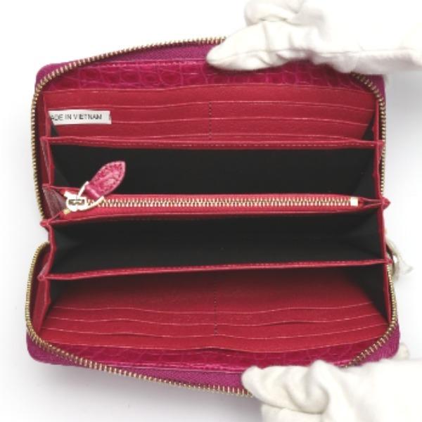 長財布 TS-490 シャイニング ヘンローン社製 クロコダイル ラウンド  