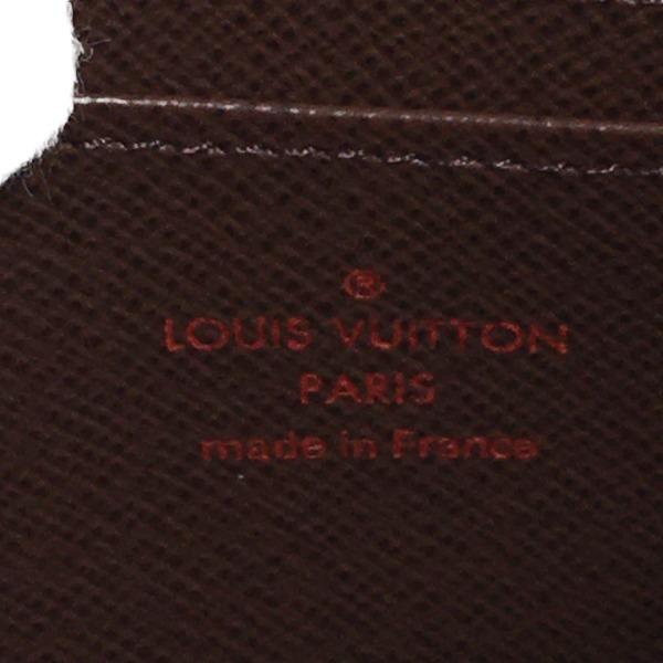 【正規取扱店】 ルイヴィトン コインケース N63070 ジッピーコインパース ダミエ・エベヌ コインケース LOUIS VUITTON ブラウン ユニセックス