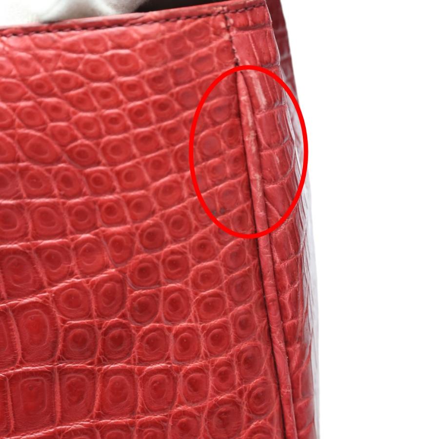 JRAタグ　クロコダイル ショルダー、ハンドバッグ2way レアカラー クロコダイル ハンドバッグ 2WAY JRA 日本製 ショルダーバッグ