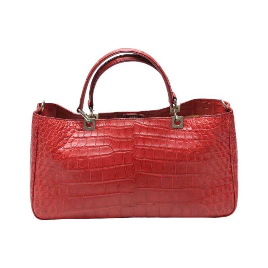 クロコダイル ハンドバッグ 2WAY JRA 日本製 ショルダーバッグ