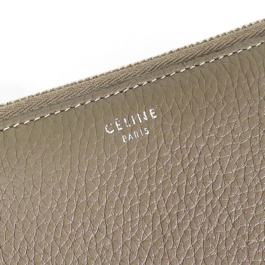CELINE セリーヌ　ミディアム ジップ アラウンド ウォレット 二つ折り財布 CELINE セリーヌ ミディアム ジップ アラウンド／ラウンド